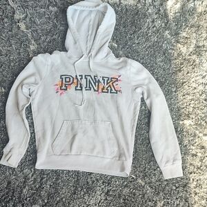 PINK Victoria's Secret White Hoodie